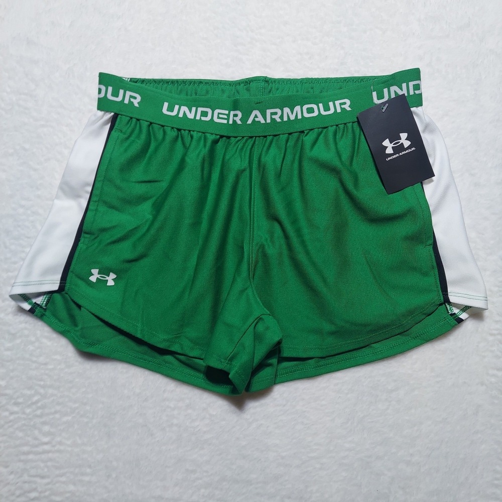 Pack of 3 Under Armour Tech Play Up Shorts Women's M 3" Insane Athletic Running - Picture 2 of 10